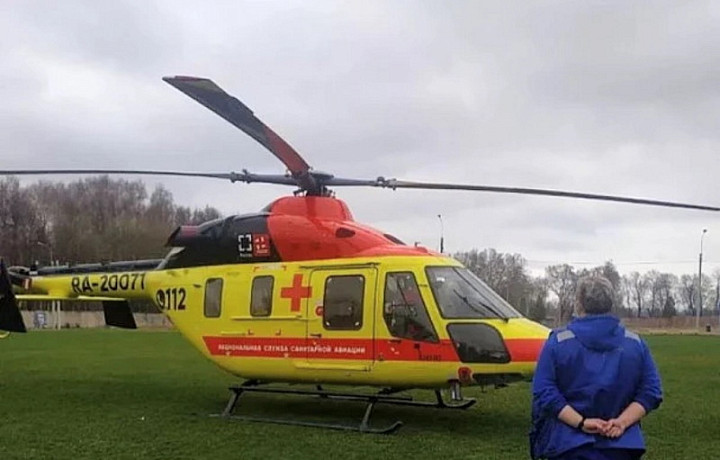 Вертолет тульской санавиации совершил 116 вылетов за полгода