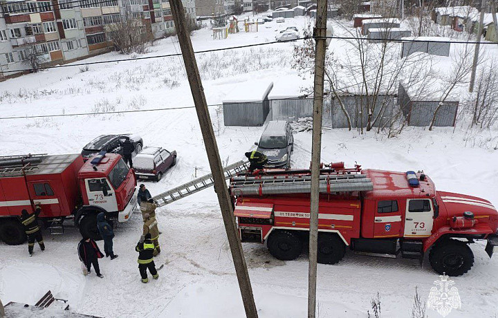 Три пожара потушили тульские спасатели 7 января