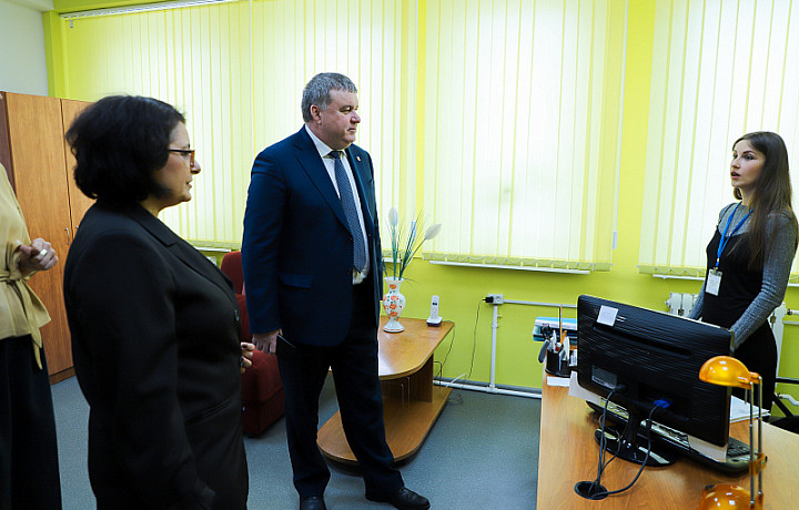 Илья Беспалов посетил семейно-досуговый центр «Шанс» в тульском Заречье