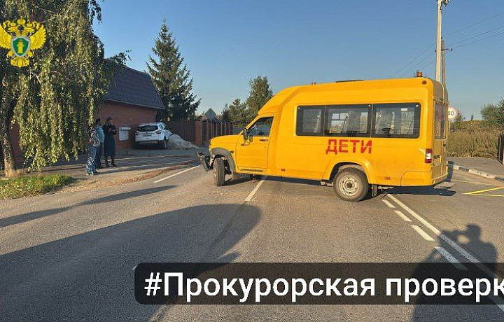 Прокуратура проводит проверку по факту ДТП со школьным автобусом в Тульской области