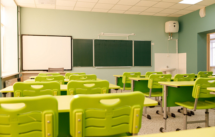 Капитальный ремонт ЦО №26 в поселке Скуратовский завершен на 62%