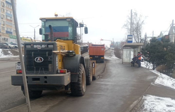 Больше 200 кубометров снега вывезли с улиц Тулы за сутки