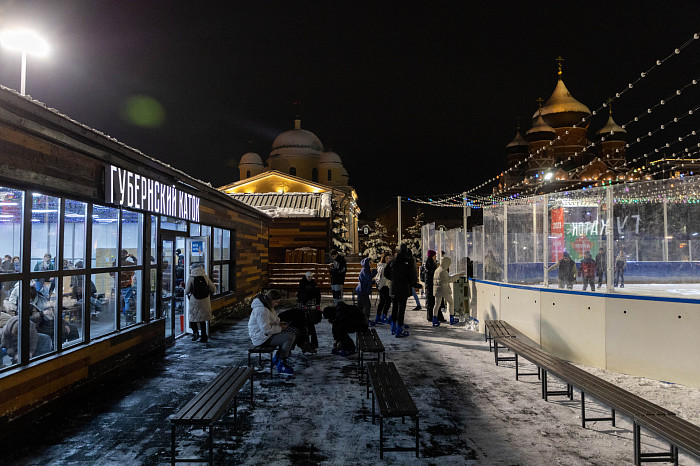 В Туле открылся Губернский каток: фоторепортаж