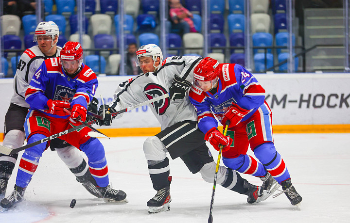 Тульские хоккеисты из «Академии Михайлова» уступили «Алмазу»