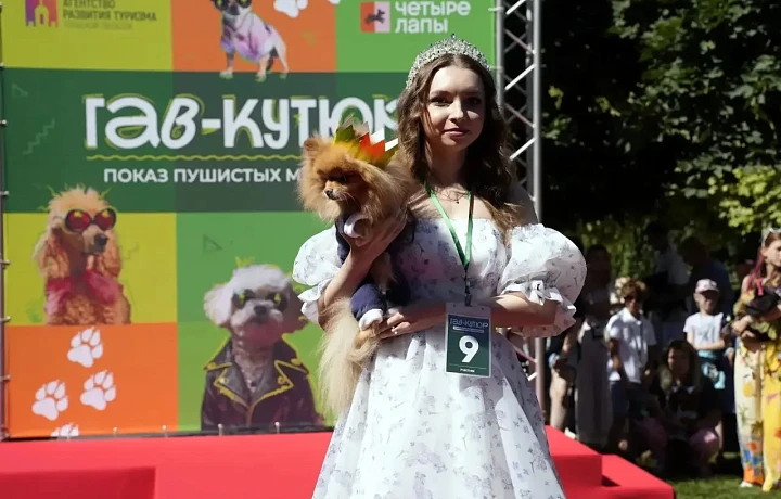 В Туле впервые прошел модный показ собак «Гав-кутюр»