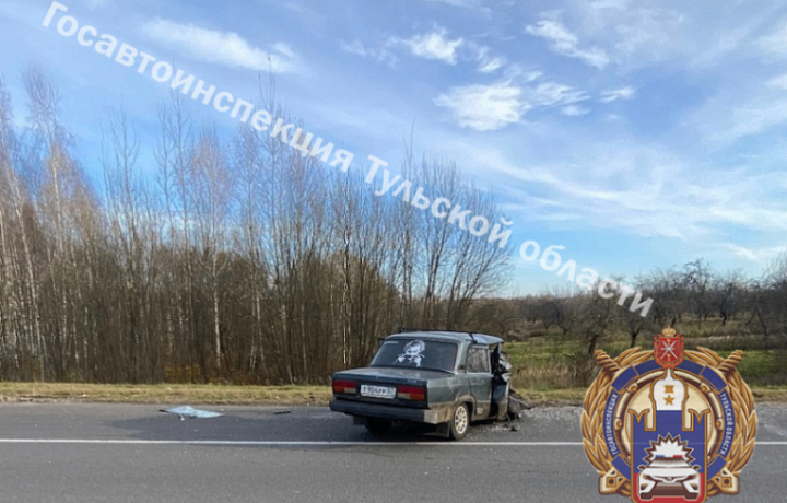 В Белевском районе водитель «Лады» пострадал при столкновении с Toyota
