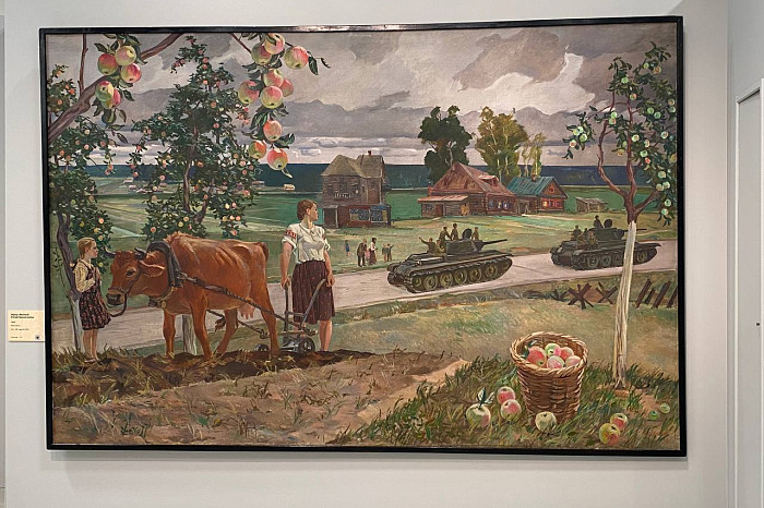 Образы, преисполненные невесомостью: в тульском Фонде искусств открылась выставка работ Александра Дейнеки