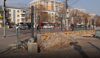 Областное УМВД на проспекте Ленина в Туле обнесут забором
