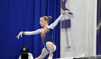 Тульская гимнастка завоевала два «золота» и «бронзу» на Всероссийском турнире
