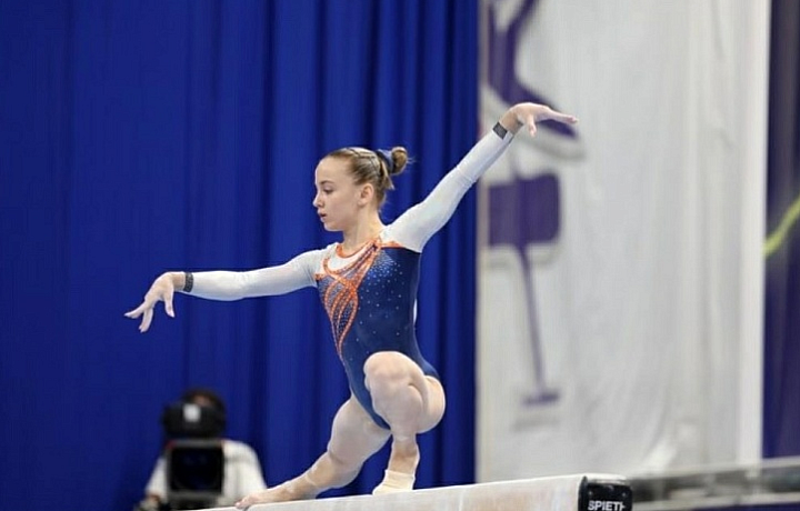 Тульская гимнастка завоевала два «золота» и «бронзу» на Всероссийском турнире