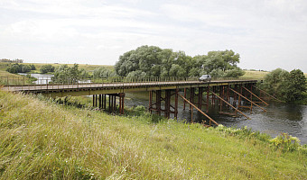 В Курскинском районе Тульской области военные восстановили два моста