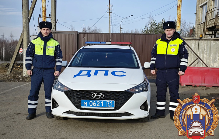 Сотрудники тульской Госавтоинспекции помогли доставить беременную в перинатальный центр