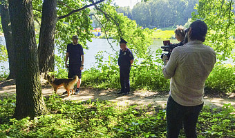 В Туле прошел рейд по контролю за выгулом собак в Центральном парке