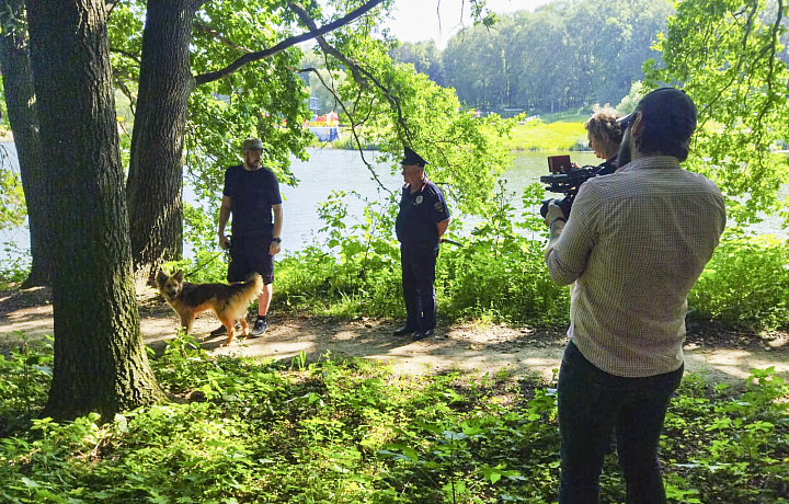 В Туле прошел рейд по контролю за выгулом собак в Центральном парке