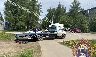 В Щекинском районе водитель «ГАЗели» сбил велосипедиста