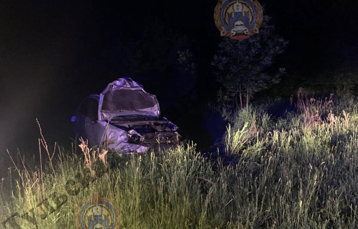 Нетрезвая водитель Lada Granta устроила ДТП с опрокидыванием под Новомосковском