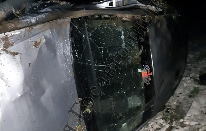 В Кимовском районе перевернулся автомобиль Opel Astra