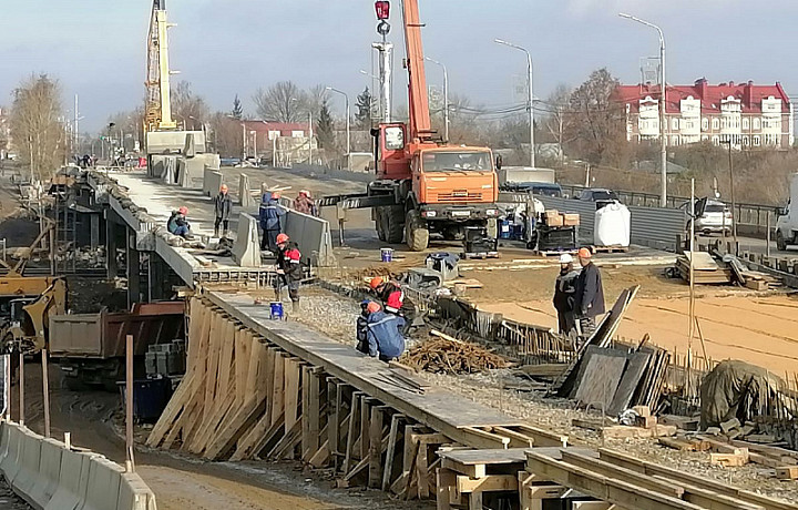 Ремонт Московского путепровода в Туле выполнен на 47%