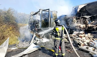 Две фуры устроили смертельное ДТП на М-2 в Щекинском районе