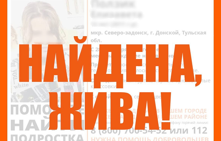 В Донском Тульской области пропала девочка