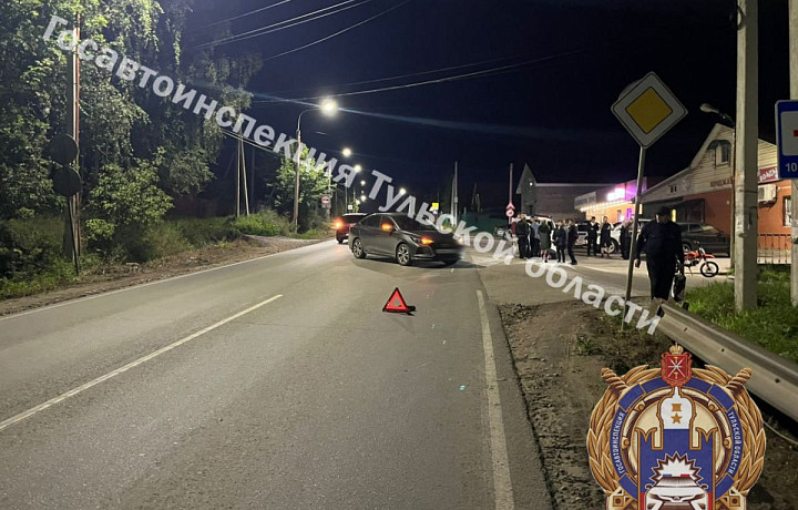 Подросток без прав врезался в иномарку в Тульской области