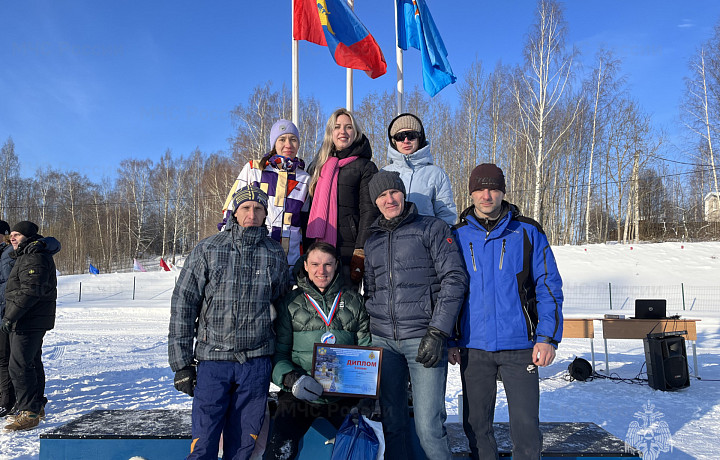 Тульские спасатели приняли участие в лыжных гонках за звание лучших в ЦФО