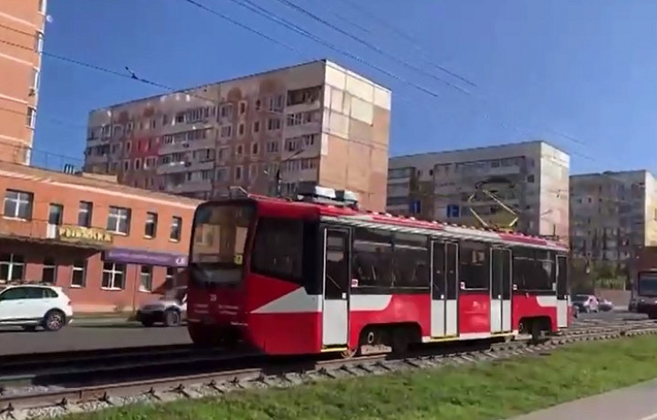 Старые трамваи в Туле оформили под «львят»