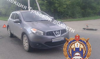 В Кимовском районе ребенок на электросамокате пострадал после столкновения с Nissan