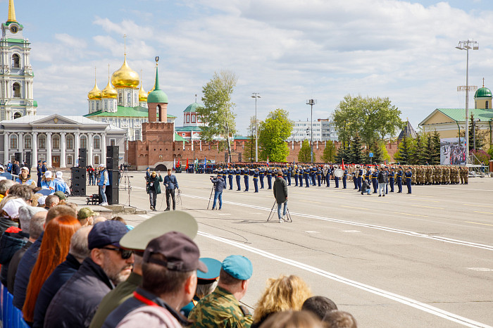 В Туле состоялся военный парад в честь Победы в Великой Отечественной войне