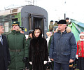 В Туле встретили патриотический поезд Минобороны России «Сила в правде»