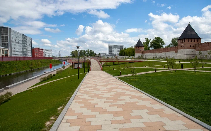 Какую часть набережной в Туле благоустраивать, будут решать на голосовании