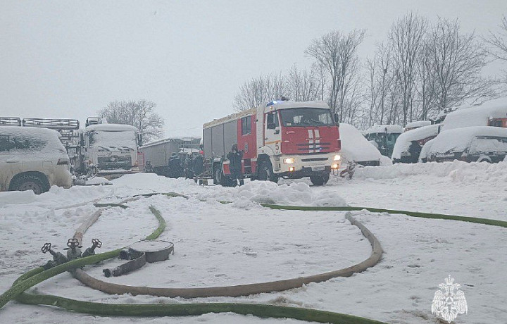В Тульской области 10 января спасатели потушили три пожара