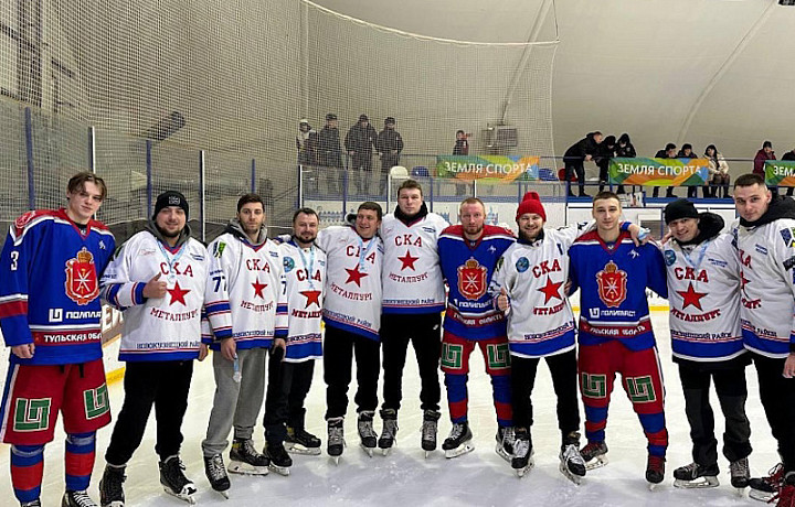 Тульская сборная по хоккею стала одной из сильнейших в марафоне «Земля спорта»