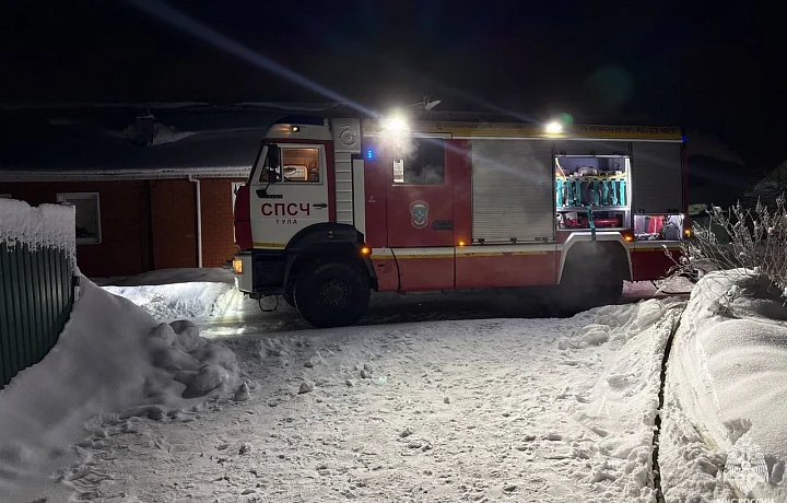 В Тульской области 24 января спасатели потушили восемь пожаров