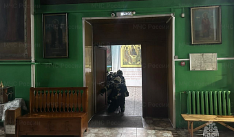 Плавские огнеборцы потушили условный пожар в храме