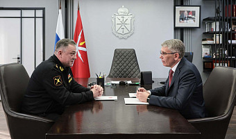 Губернатор Тульской области встретился с представителем Генштаба ВС РФ по вопросам призывной подготовки
