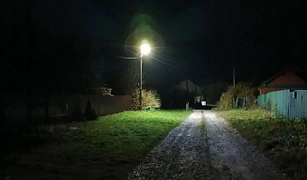 В селах Алексина заменили более 500 уличных фонарей