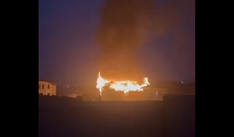 В тульской деревне Медвенка загорелся жилой дом