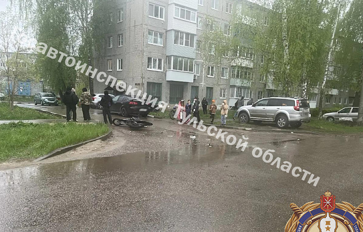 В Узловой водитель иномарки сбил 13-летнего питбайкера