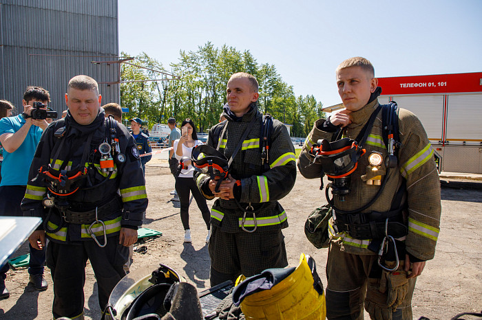 В Туле определили лучшее звено газодымозащитной службы