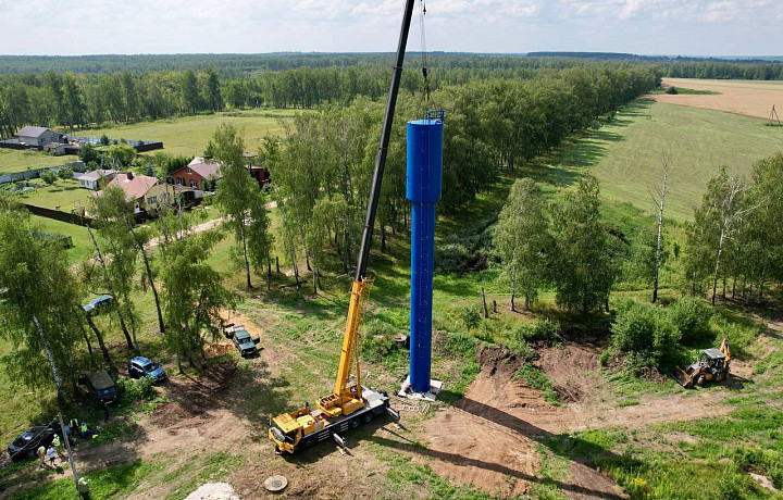 В тульских муниципалитетах заменили 31 водонапорную башню с начала года