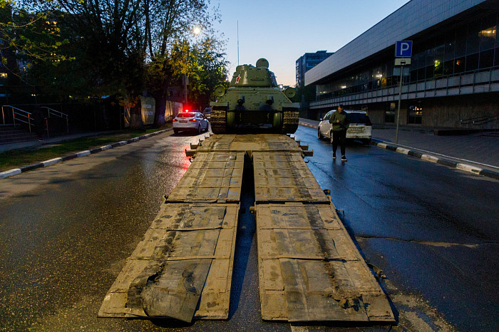 Фоторепортаж: в Туле прошла вторая репетиция Парада Победы