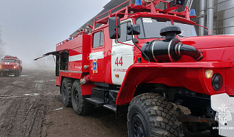 В Тульской области 29 ноября спасатели потушили четыре пожара