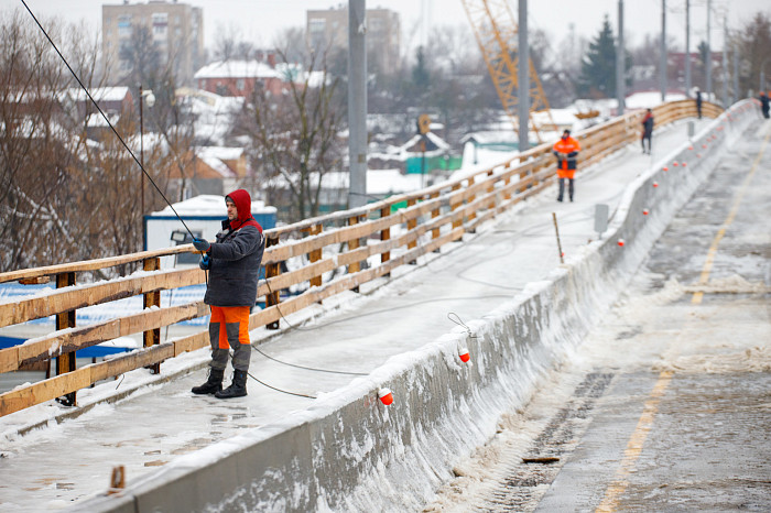 В Туле завершилась реконструкция первой половины Московского путепровода