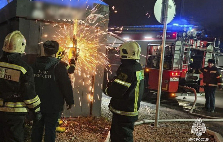 Торговая палатка и гараж с машиной сгорели ночью в Тульской области
