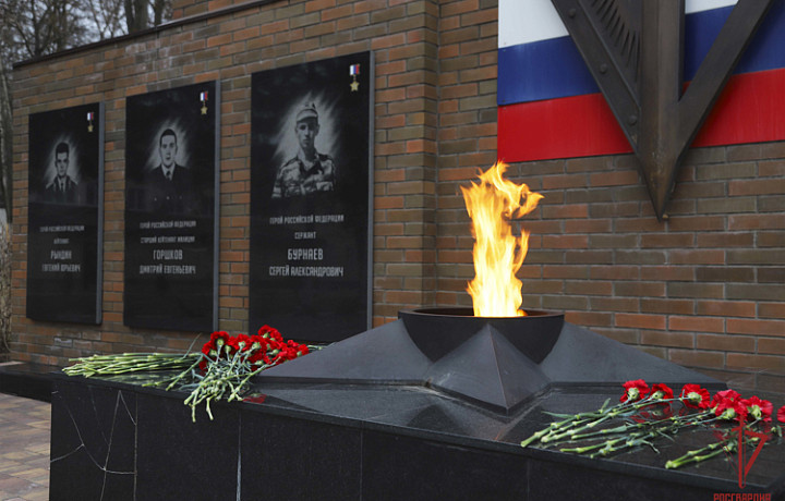 Тульские росгвардейцы почтили память погибших товарищей