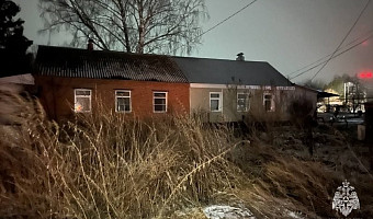 Во время пожара в Веневском районе Тульской области погиб мужчина