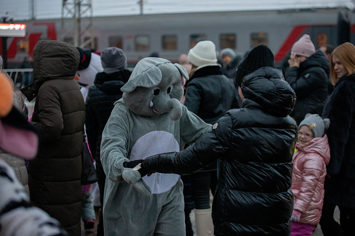Как туляки встретили Деда Мороза: фоторепортаж