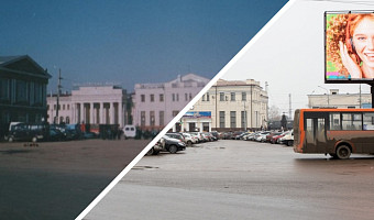 Московский вокзал начала нулевых, конца ХХ века и сейчас