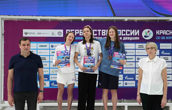 Тулячка забрала золотую медаль с первенства России по плаванию
